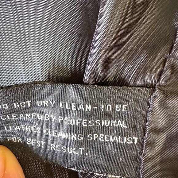 🧥 Vintage Leather Gallery Black Genuine Leather Blazer/Jacket - Picture 4 of 8